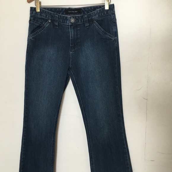 Calvin Klein Women's Blue Trouser Jeans - 8 - Picture 4 of 8